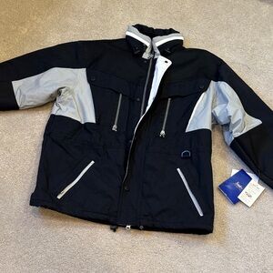 Men's Black and Gray Ski Jacket